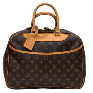 LOUIS VUITTON MONOGRAM CANVAS DEAUVILLE TOP HANDLE VINTAGE BAG M80042